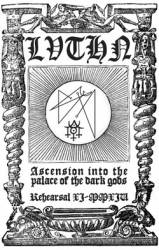 Lvthn (BEL) : Ascension into the Palace of the Dark Gods - Rehearsal XI-MMXIV